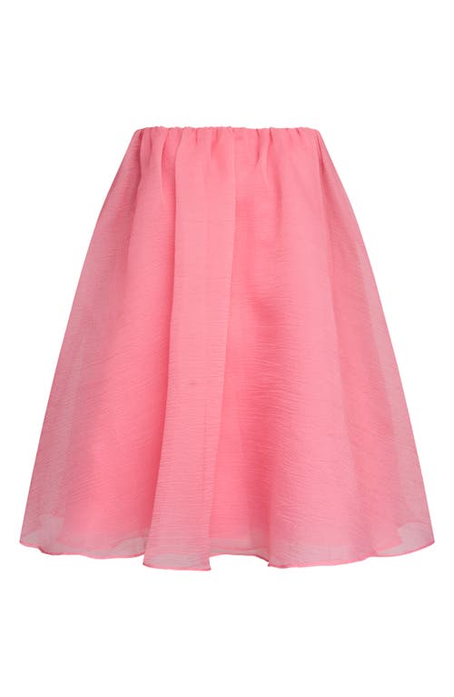 HALSTON HALSTON CHARLIE STRAPLESS TEXTURED ORGANZA MINIDRESS