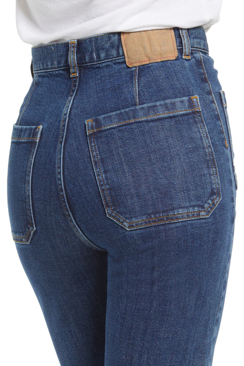 St. Monica High Waist Flare Jeans, Alternate, color, VINTAGE 95