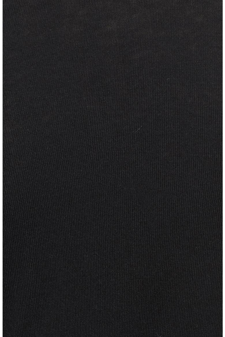 Ballet Wrap Sweater, Alternate, color, BLACK