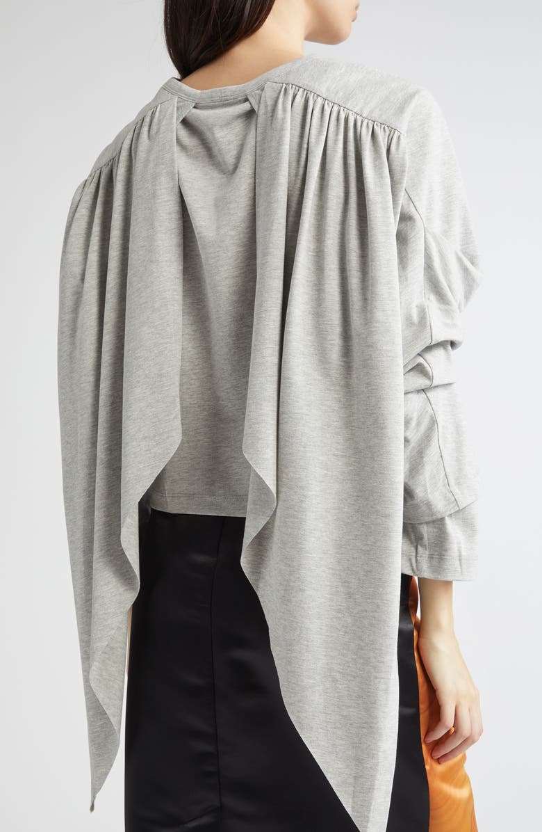 Ashley Williams Wing Heathered Cotton Top, Alternate, color, 