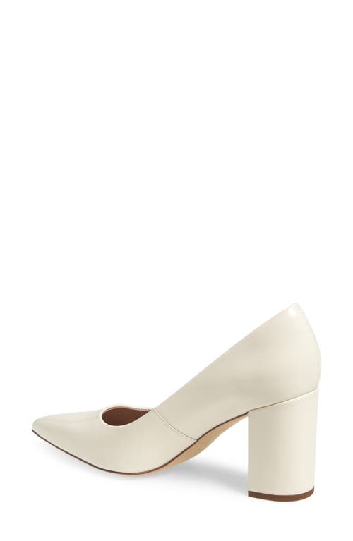 Nordstrom Poppy Pointed Toe Pump In Ivory Vanilla