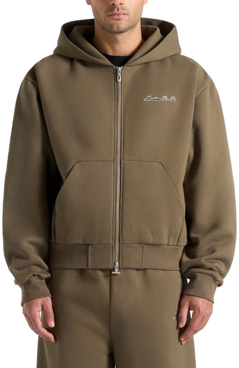 Unisex Signature Relaxed Fit Zip Hoodie