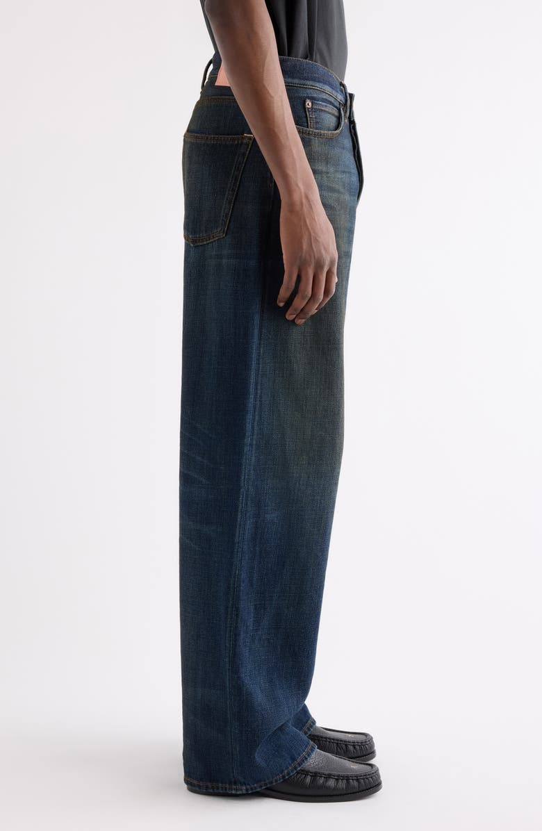 Acne Studios 1981 Loose Fit Jeans, Alternate, color, Dark Blue