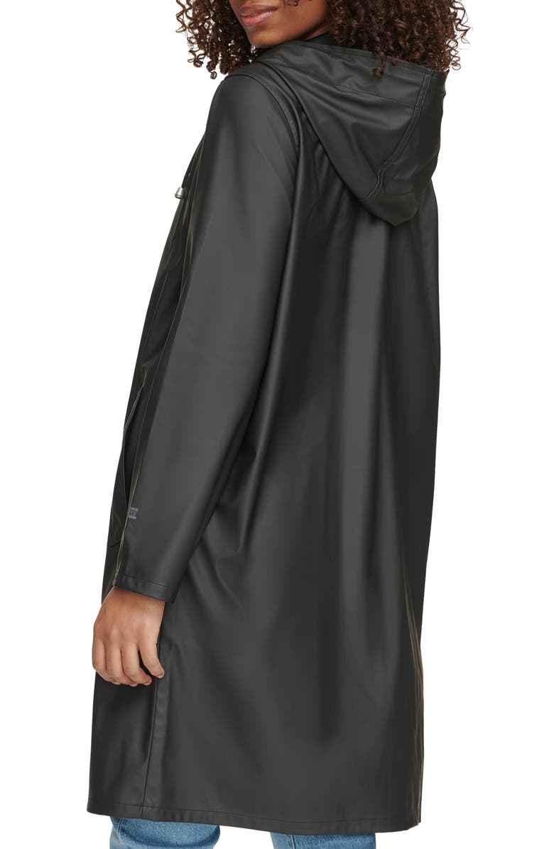 Levi's<sup>®</sup> Water Resistant Hooded Long Rain Jacket, Alternate, color,