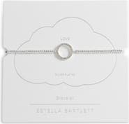 Estella Bartlett Louise Cubic Zirconia Circle Slide Bracelet