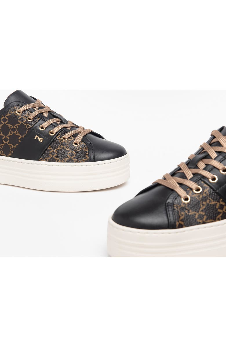 NeroGiardini Logo Skater Platform Sneaker, Alternate, color,