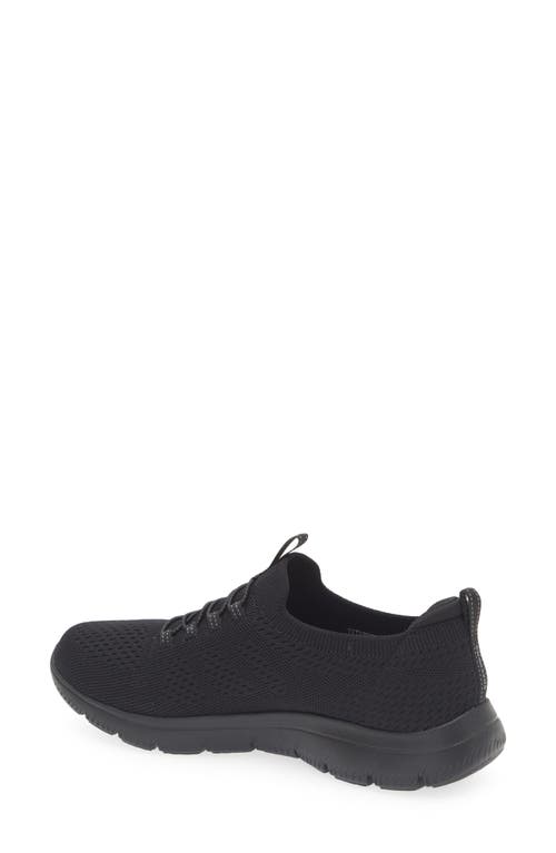 Skechers Summits Knit Sneaker In Black