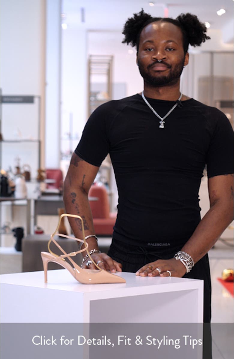 Kymmberly Pointed Toe Ankle Strap Pump, sales video thumbnail