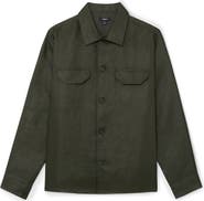 Reiss Polasio Linen Overshirt