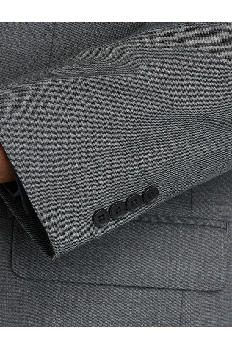 Big & Tall Performance Stretch Suit Jacket, Alternate, color, GREY