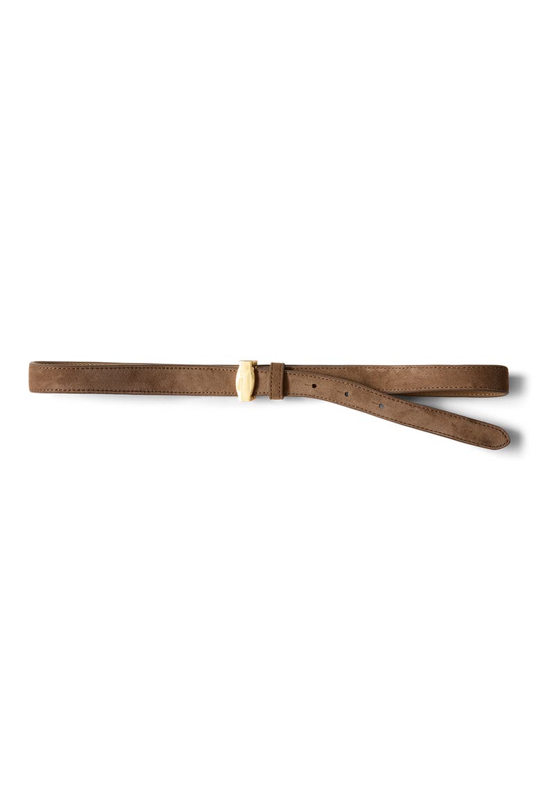 Dash Suede Belt, Main, color, BARK