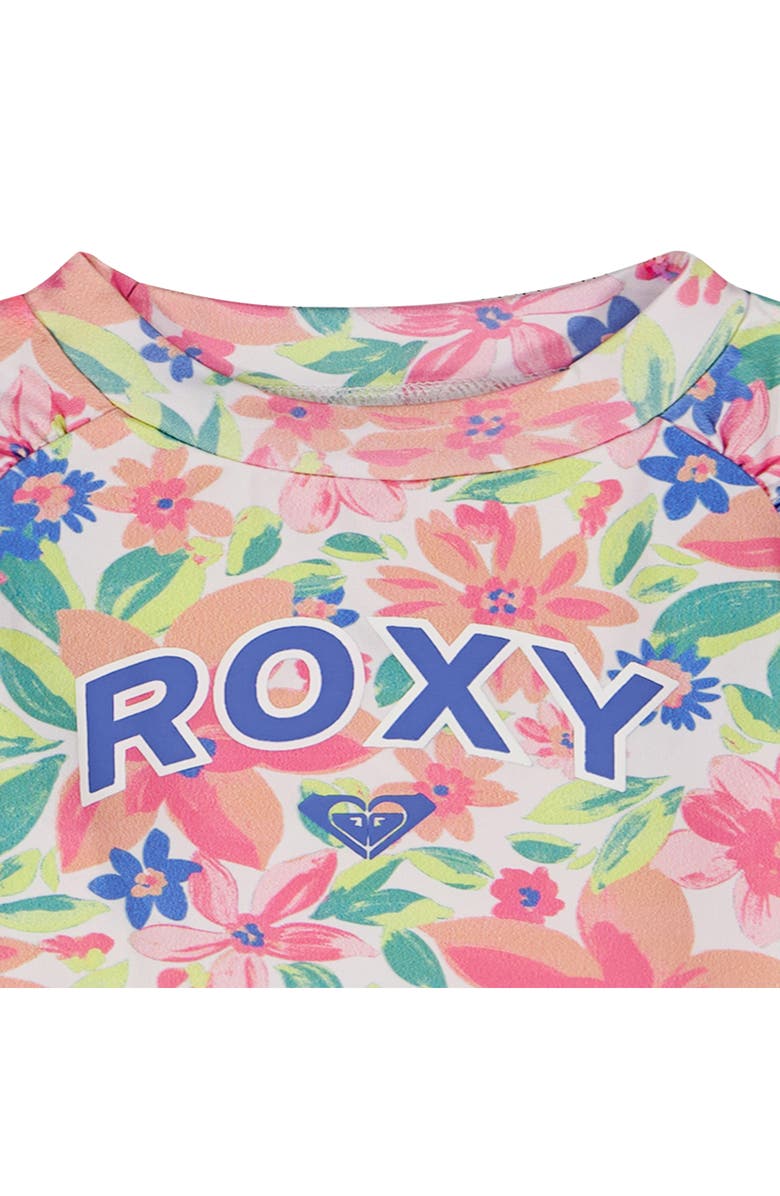 Roxy Long Sleeve Two-Piece Rashguard Swimsuit, Alternate, color, Prepack Assorted