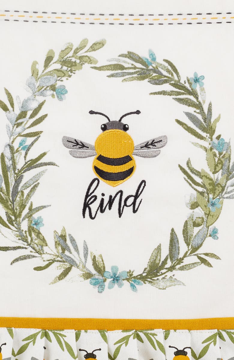 Design Imports Sweet Bee Cotton Apron, Alternate, color,