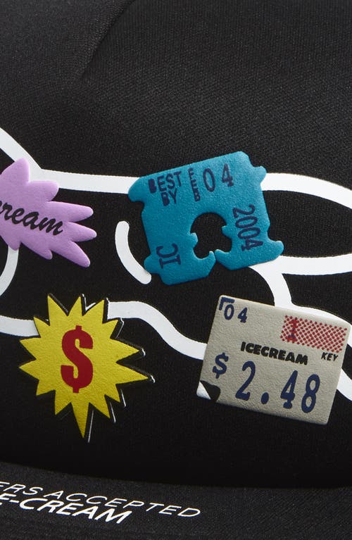 Icecream Two For Five Trucker Hat In Black