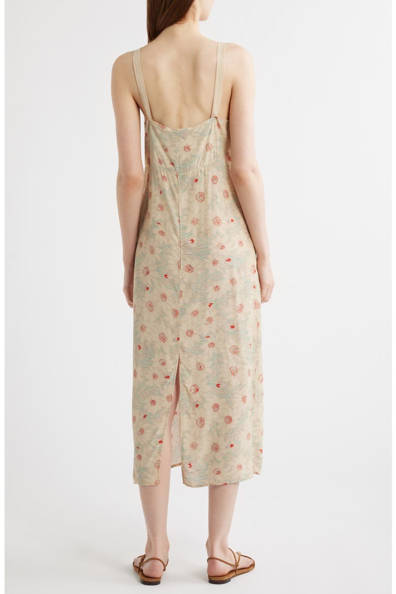 The Sunroom Sleeveless Slipdress, Alternate, color, CHAMPAGNE SCATTERED BLOOM