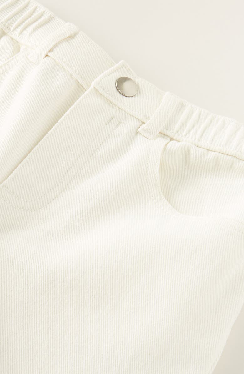 Nordstrom Kids' Wide Leg Jeans, Alternate, color, Ivory Egret