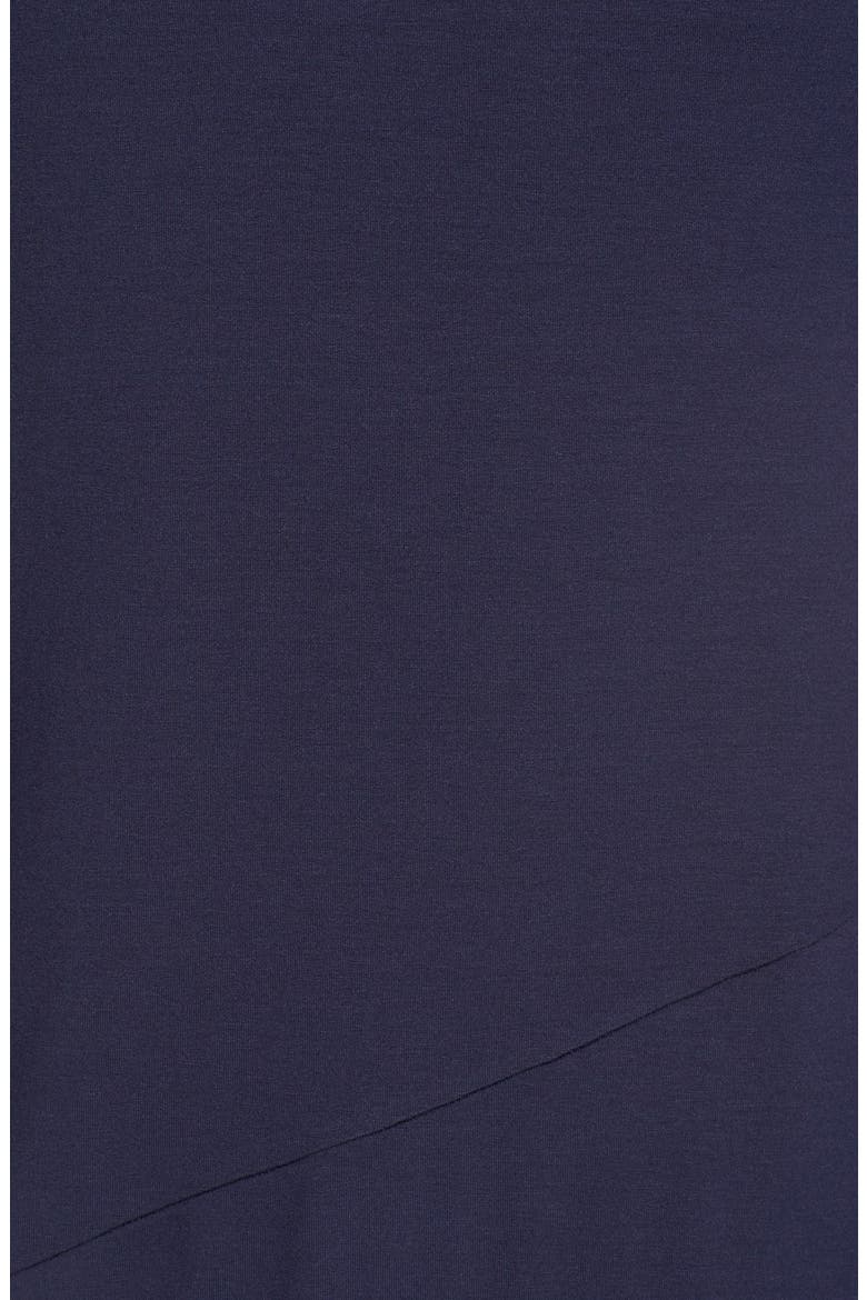 Bateau Neck Asymmetrical Jersey Tunic, Alternate, color, MIDNIGHT