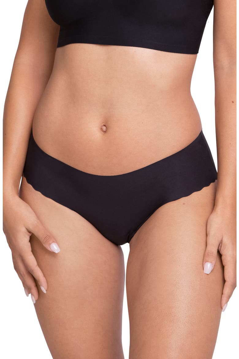 2-Pack Period & Leak Resistant Everyday Super Light Absorbency Briefs, Alternate, color, BLACK/ BLACK