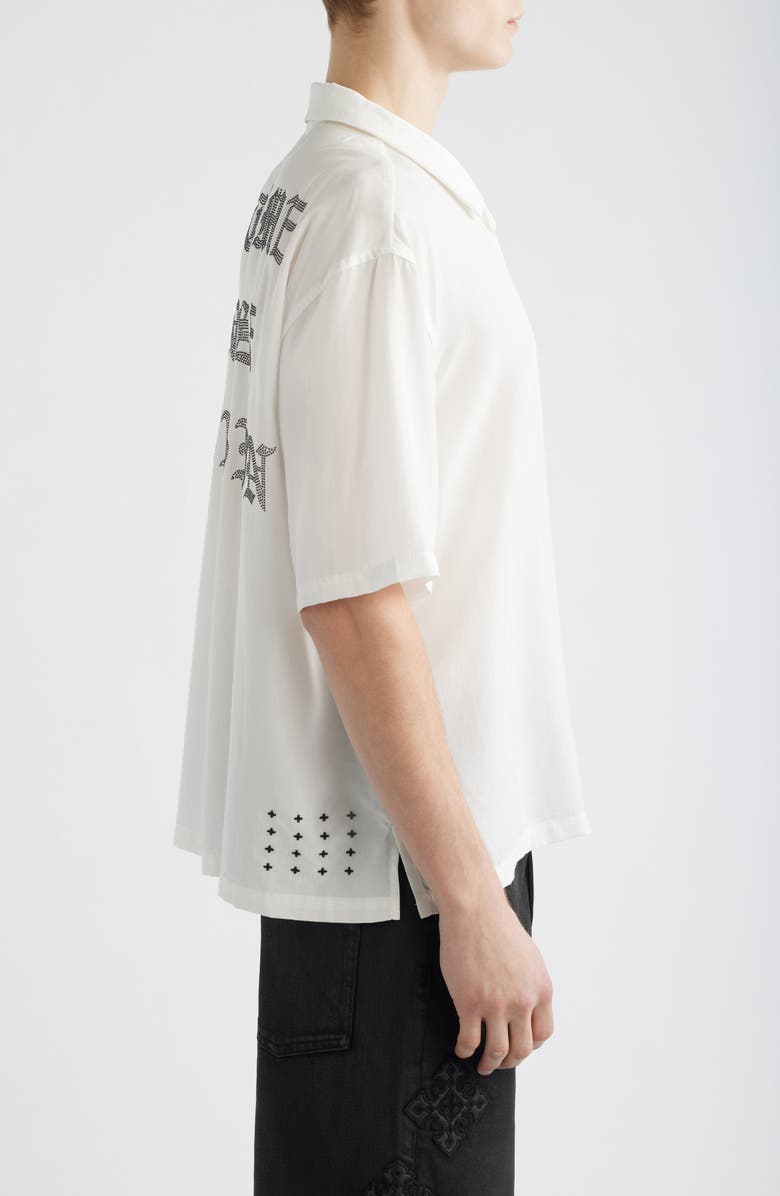 Ksubi End Diner Logo Camp Shirt, Alternate, color, 