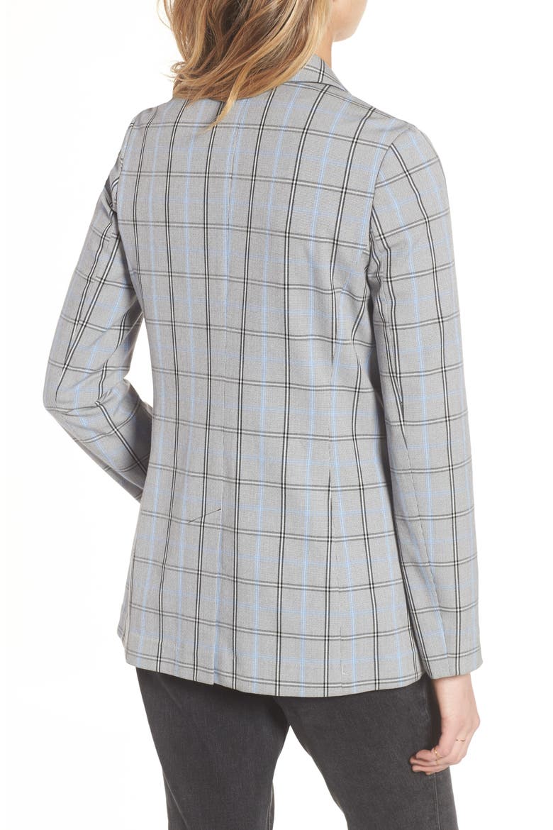 Plaid Blazer, Alternate, color, GREY CHARCOAL GLEN PLAID