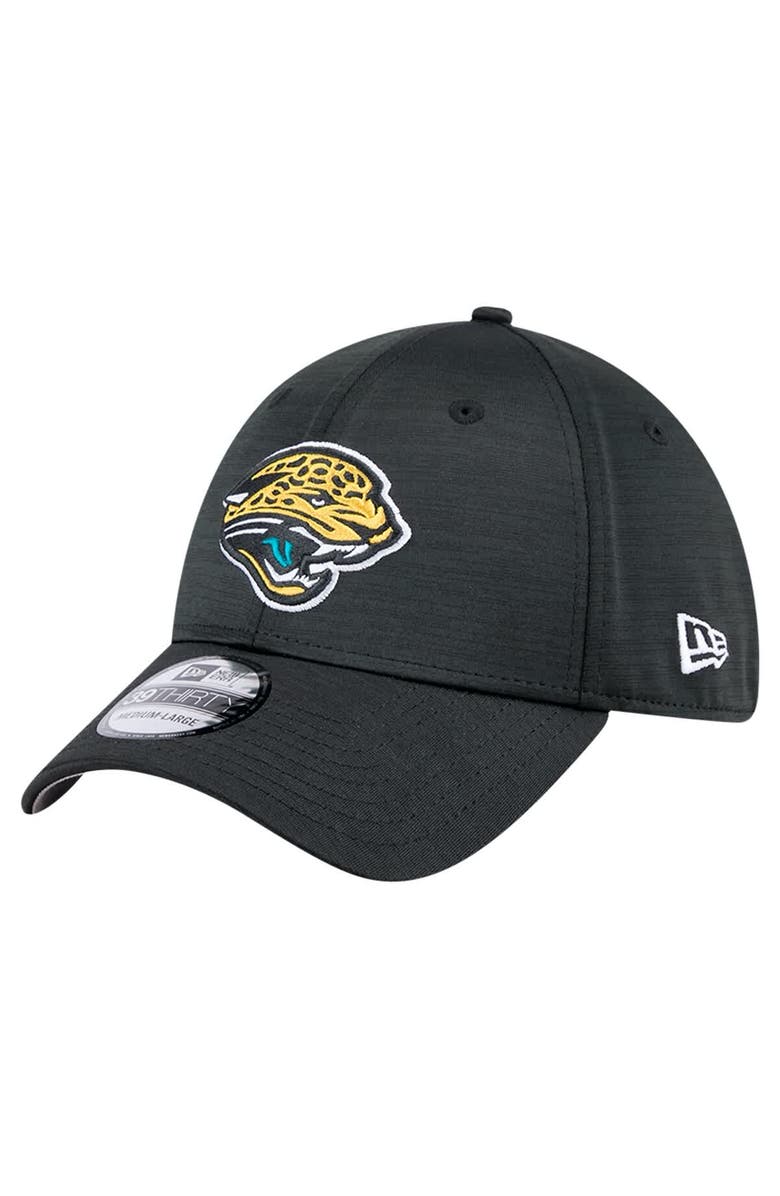 New Era Men's New Era Black Jacksonville Jaguars Throwback Active Tech 39THIRTY Flex Hat, Alternate, color, 