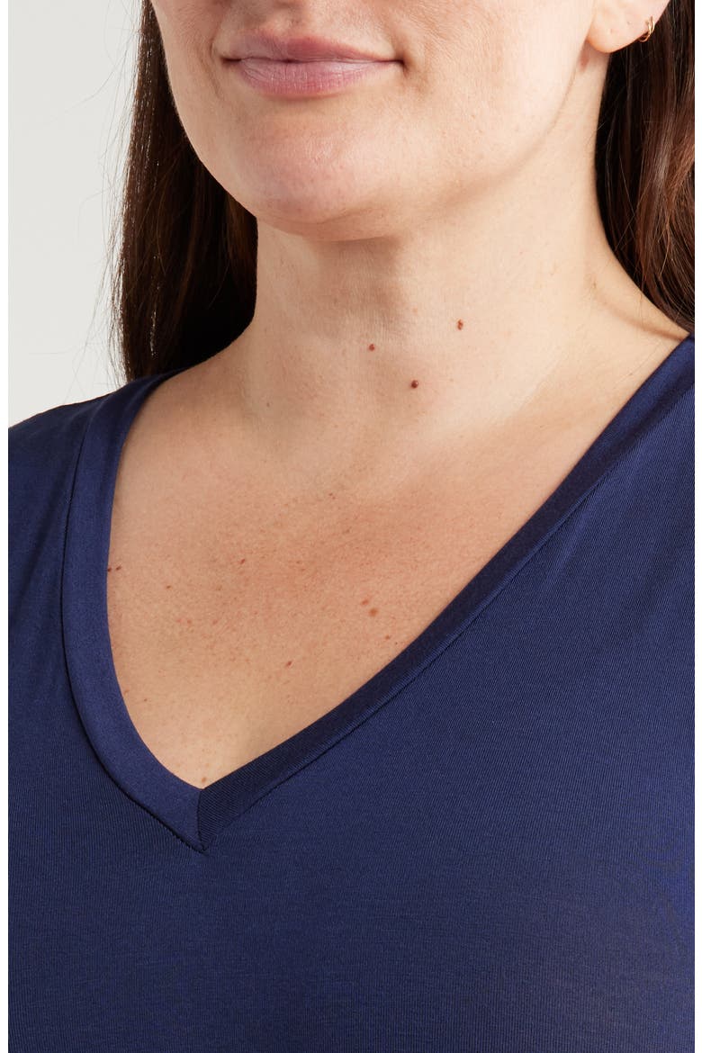 V-Neck Jersey Tank, Alternate, color, NAVY