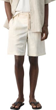 MANGO Pleat Front Shorts