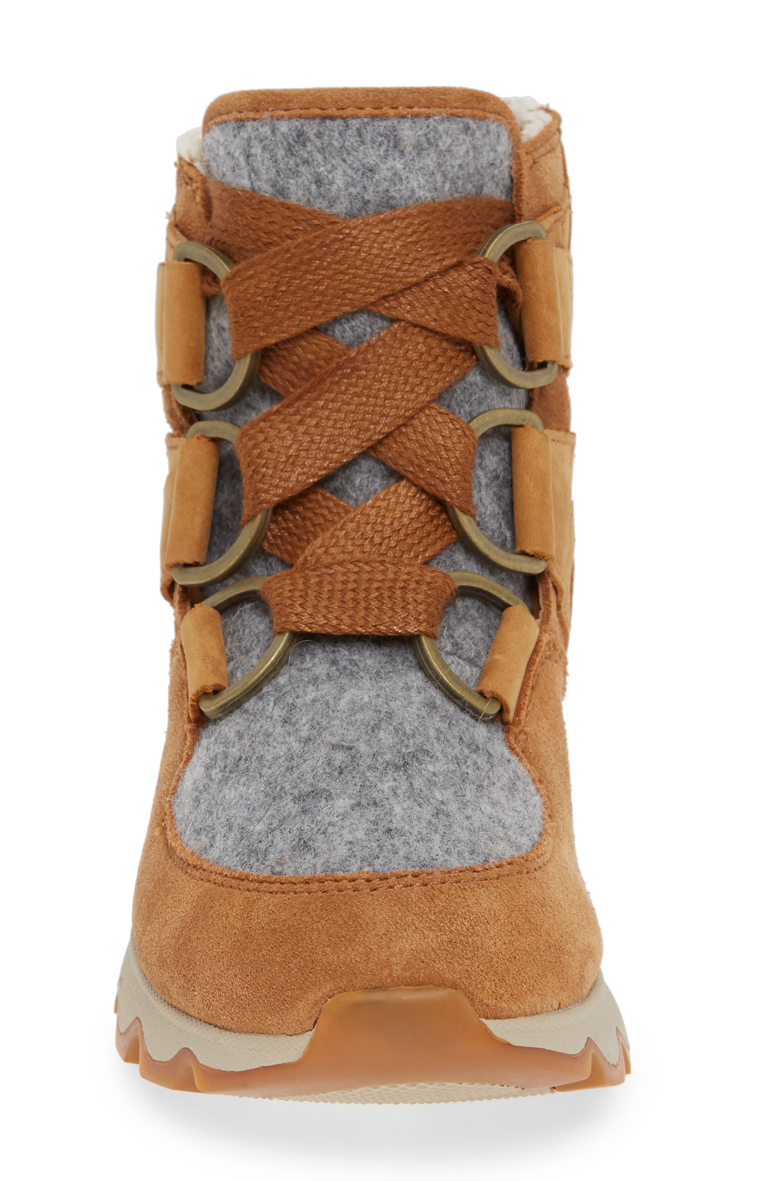 SOREL Kinetic Waterproof Short Lace-Up Boot, Alternate, color, 