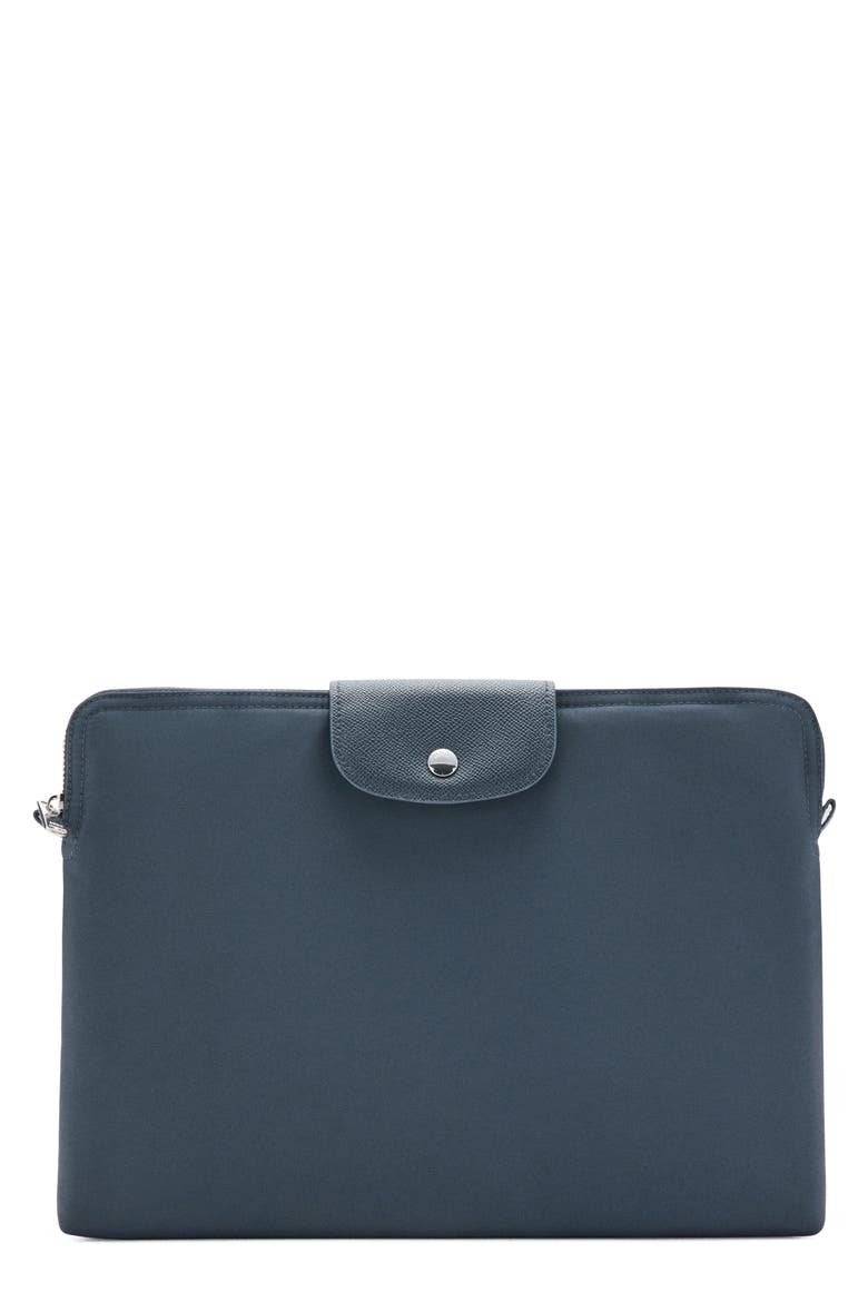Nylon Laptop Case, Main, color, NAVY