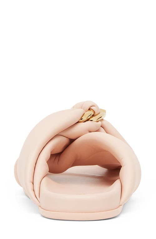 Fendi Feel Knotted Slide Sandal In F0mxv Light Rose