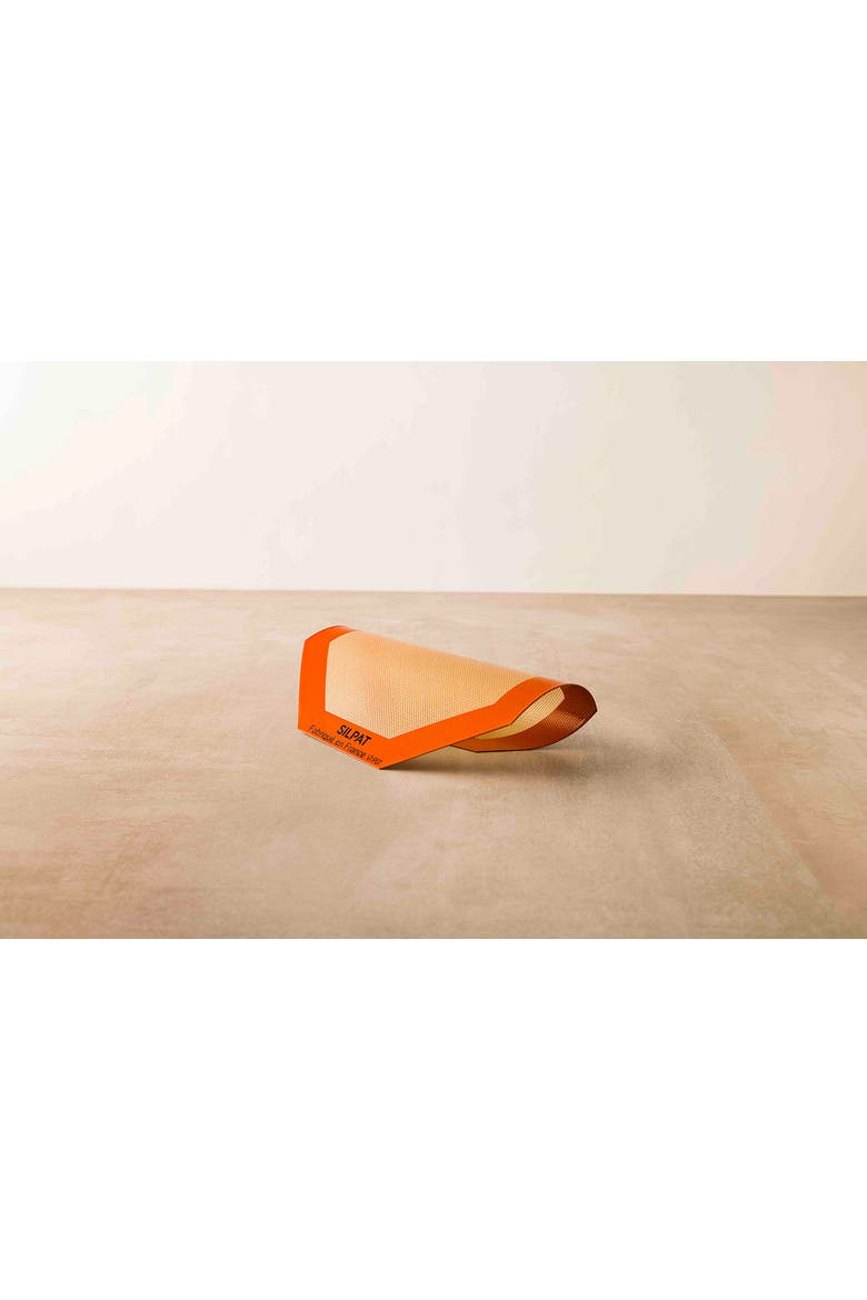 Non-Stick Silicone Microwave Baking Mat, 10.25-Inch, Octagon, Alternate, color, Orange