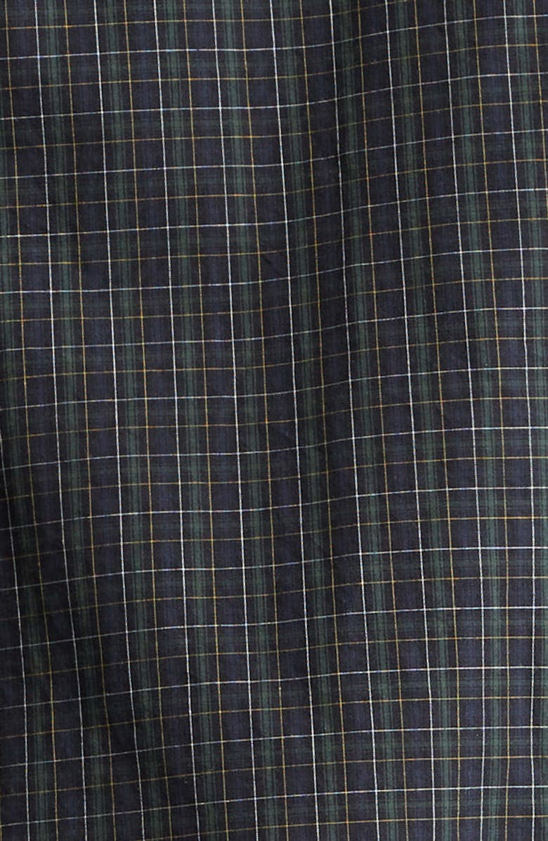 Balenciaga Loop Sports Icon Micro Tartan Technical Cotton Track Jacket, Alternate, color, 8069 Navy/ Dark Green