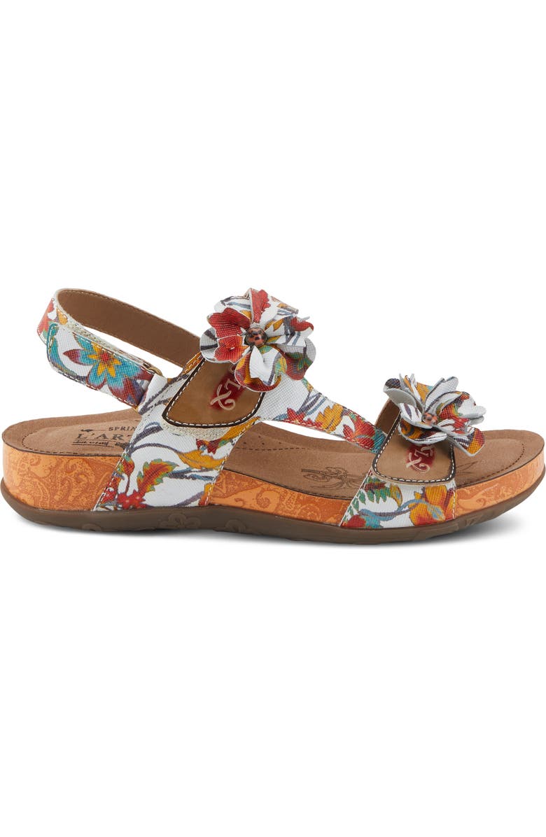 L'Artiste by Spring Step Erica Floral Slingback Sandal, Alternate, color,