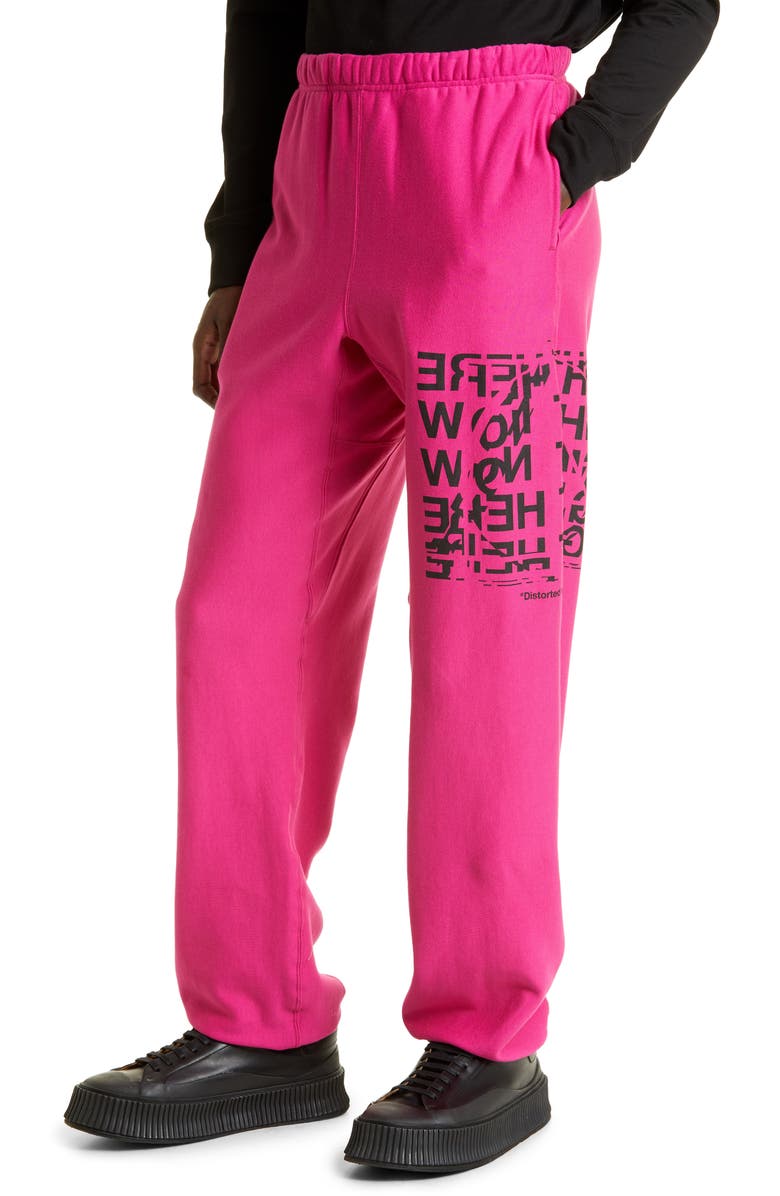 TAKAHIROMIYASHITA TheSoloist. Right Here Right Now Graphic Joggers, Alternate, color, 