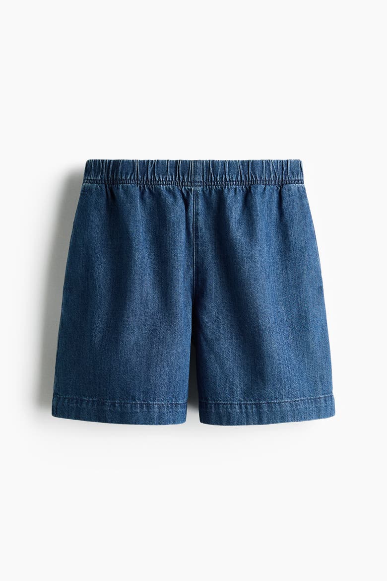 Denim Pull-on Shorts, Alternate, color, Denim blue