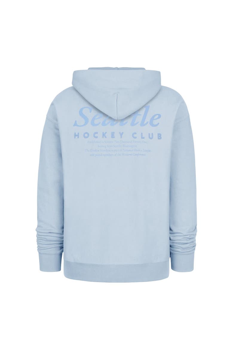 Men's '47  Light Blue Seattle Kraken Foundation Pullover Hoodie, Alternate, color, Light Blue