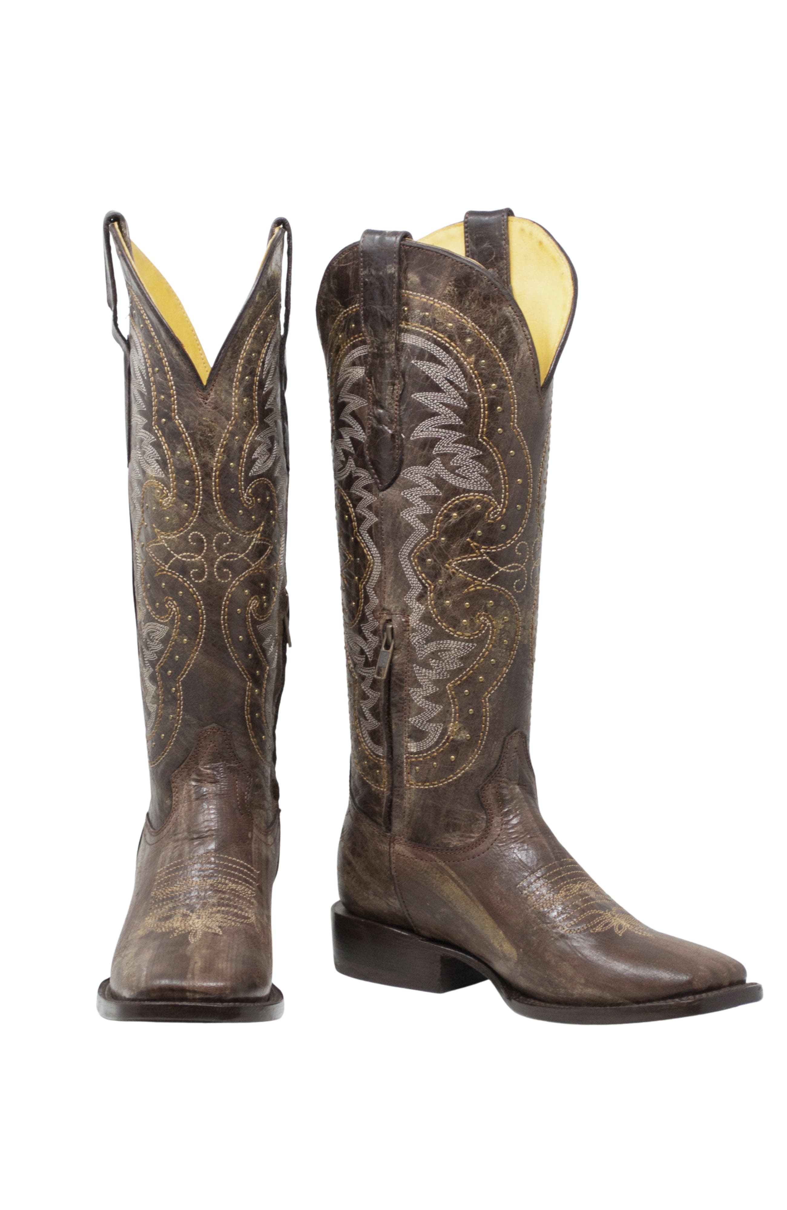 NORTALIE The Arena Western Cowboy Boot, Alternate, color, Arena