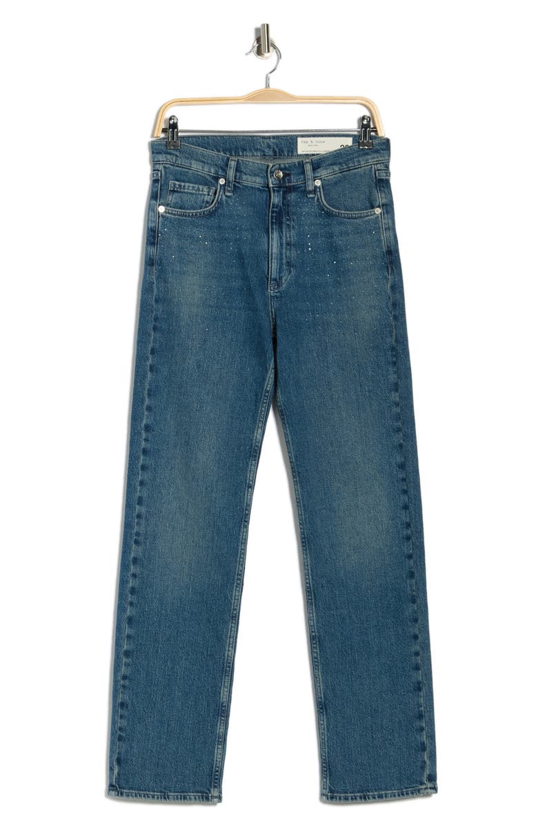 rag & bone Hattie Mid Rise Straight Leg Jeans, Alternate, color, Macon