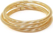 Robert Lee Morris Set of Three Coiled Bangles