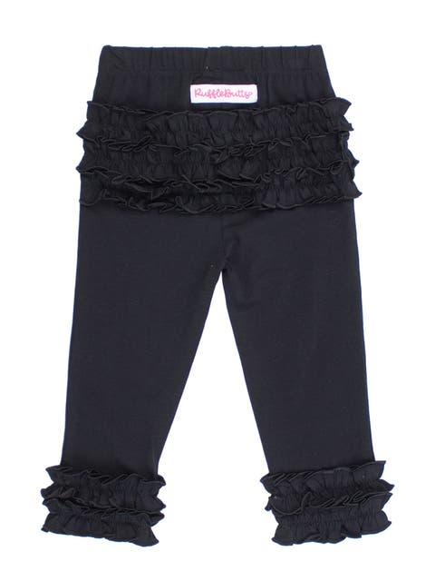 Baby Girls Ruffle Leggings with Signature Rear Ruffles
