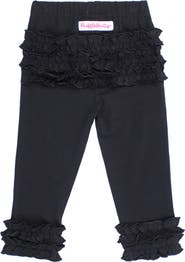 RuffleButts Toddler Girls Ruffle Leggings with Signature Rear Ruffles