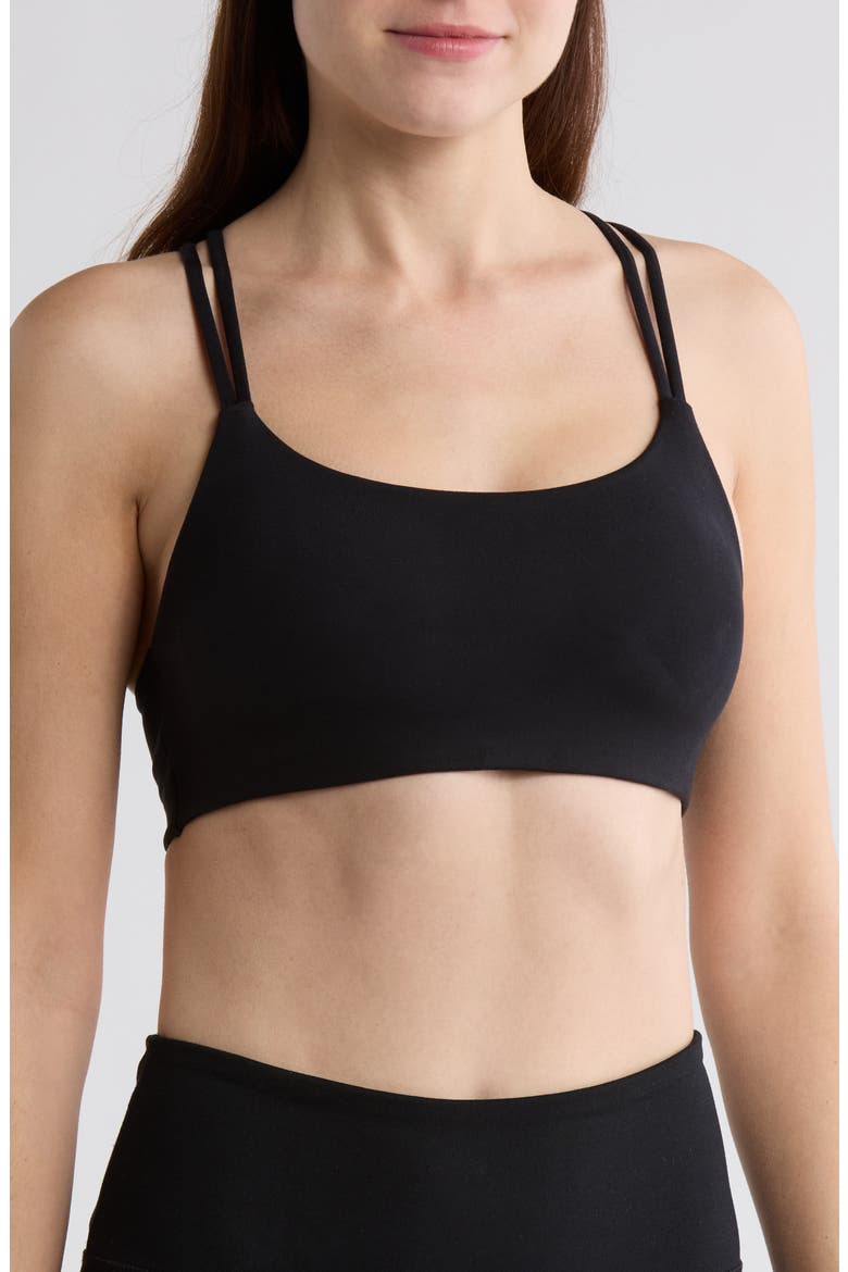 Camilla Sports Bra, Main, color, BLACK