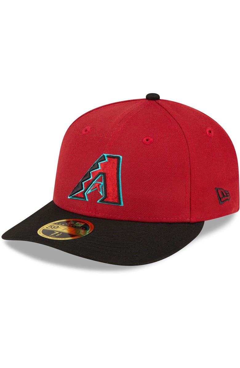 New Era Men's New Era Red/Black Arizona Diamondbacks Home Authentic Collection On-Field Low Profile 59FIFTY Fitted Hat, Main, color, Red