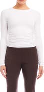 FIFTEEN TWENTY Side Shirred Rib Top