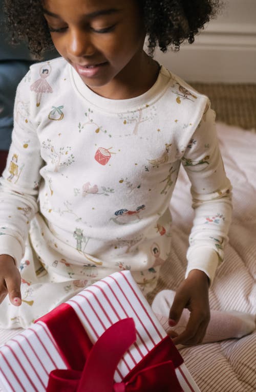 Pehr Kids' Organic Cotton Rib Fitted Pajamas In Multi