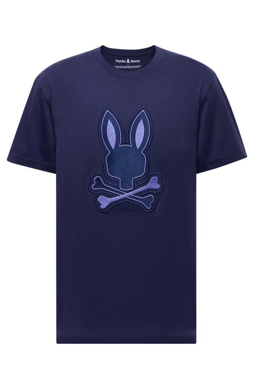 PSYCHO BUNNY PSYCHO BUNNY NEW CASTLE EMBROIDERED T-SHIRT