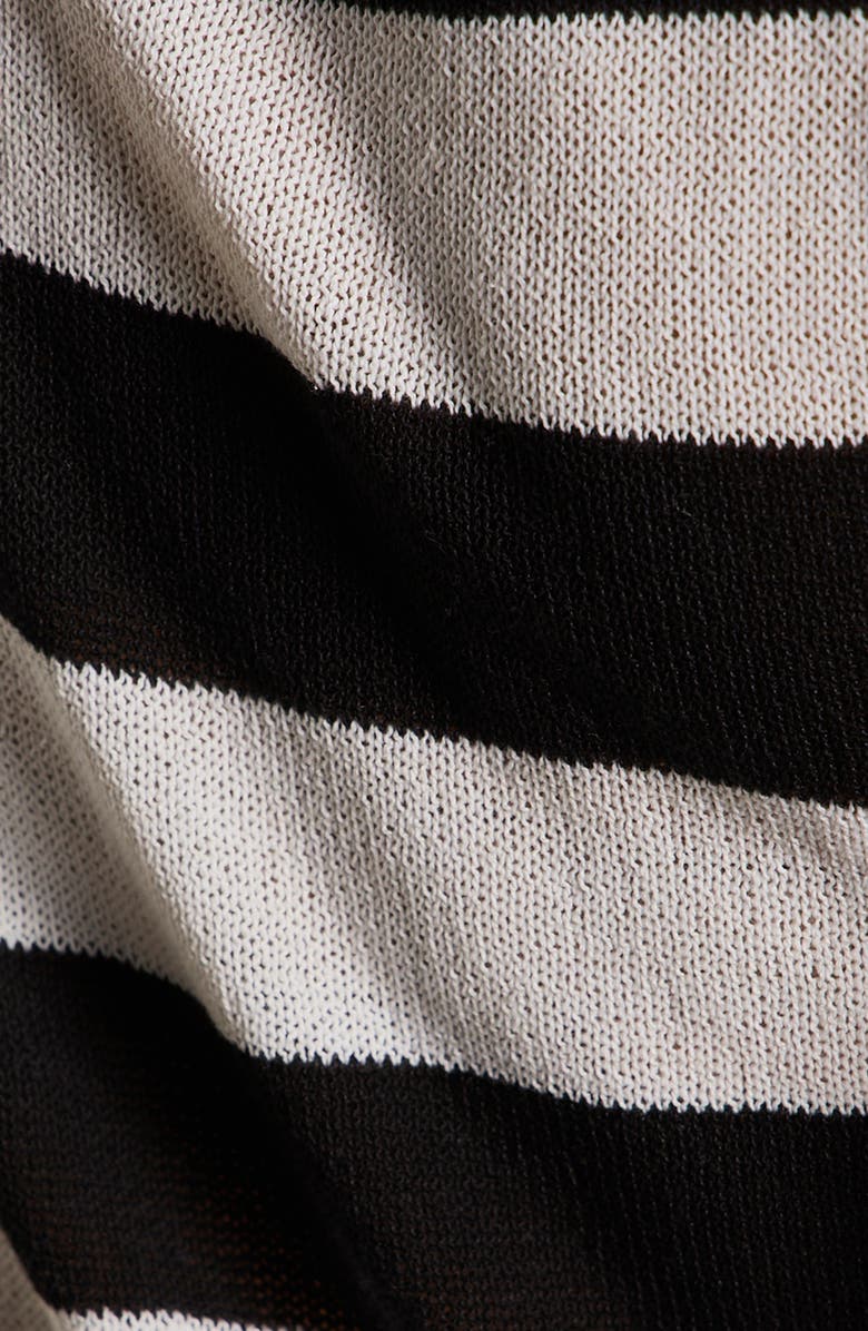 Sanctuary Stripe Sweater Tank, Alternate, color, Chalkblac