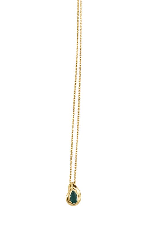 Teardrop Pendant Necklace
