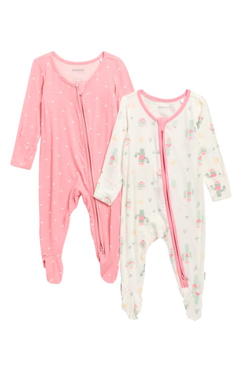 2-Pack Stretch Viscose Footies