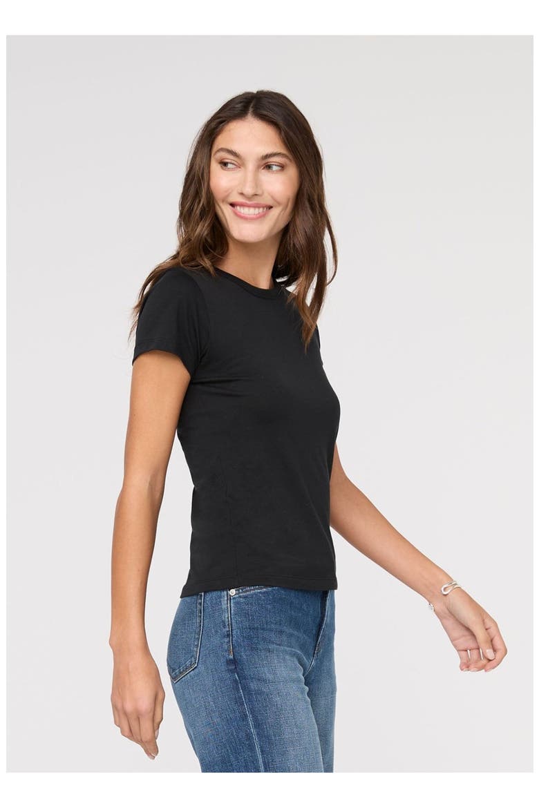 PurePima Slim Crew, Alternate, color, Black